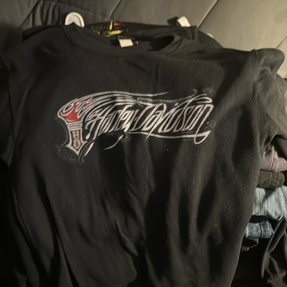 Long sleeve be thermal Harley Davidson shirt